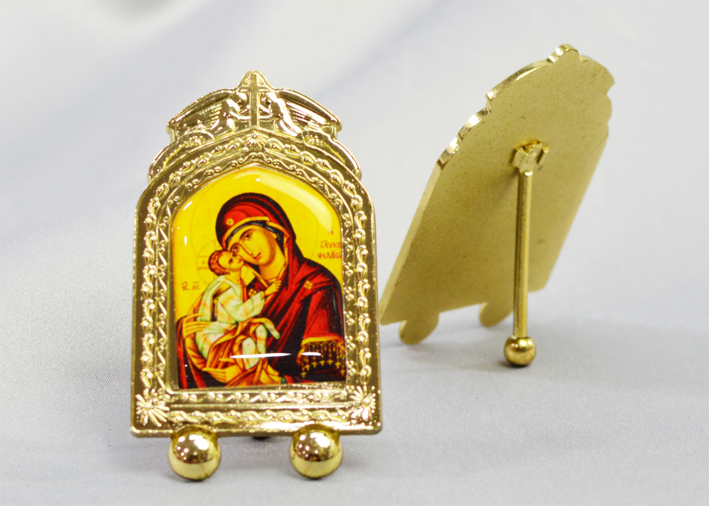 Theotokos with Christ Icon | Free Standing