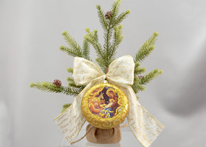 Christmas Tree with Icon Ornament