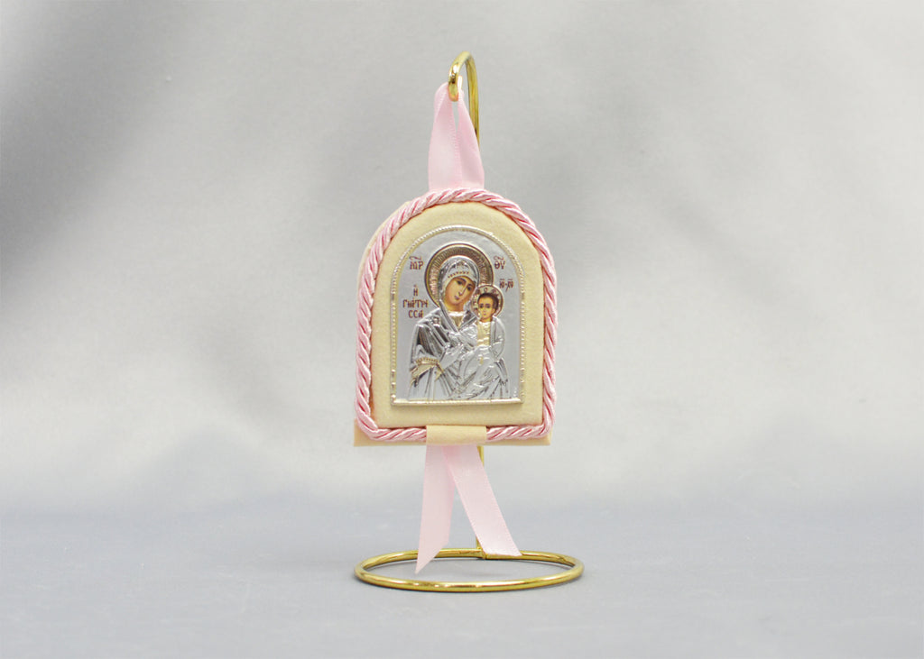 Theotokos Icon Pink for Baby Girl