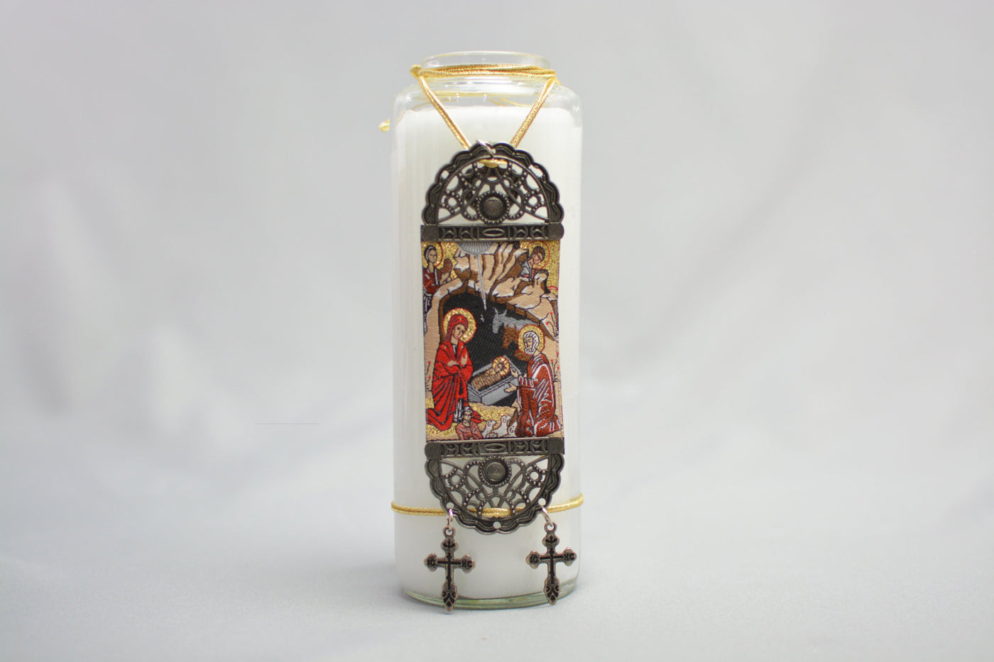 Christmas Gift Set: Nativity Candle with Book