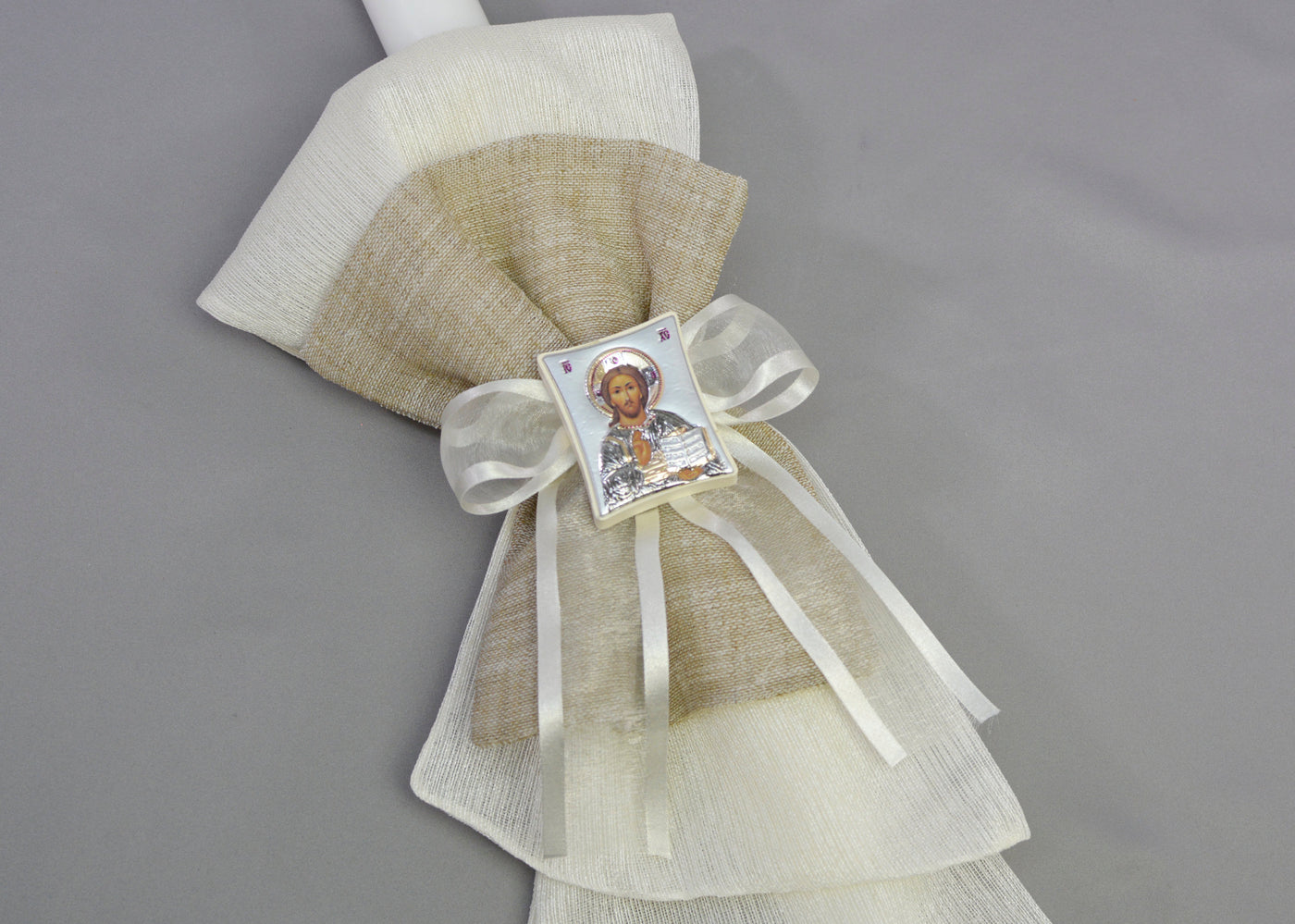 Theodoros Baptism Candles | 17" & 24" Thick