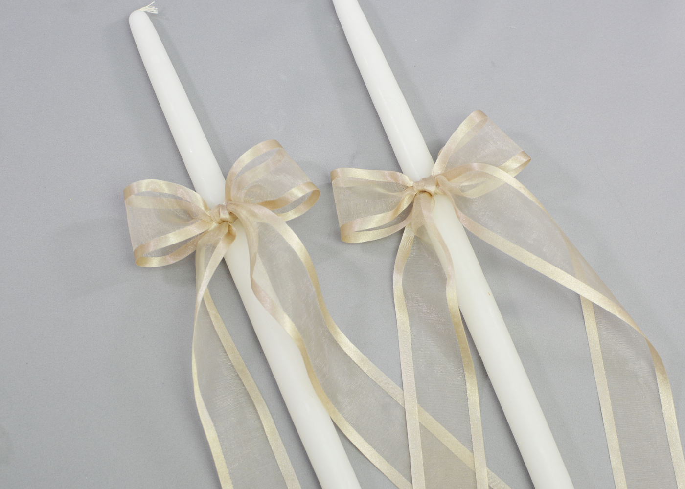 Butterfly Kisses Baptism Candles | 17" & 25"