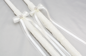 Life's Fairytale Wedding Candles | Soft White