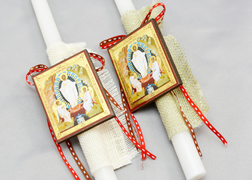 Resurrection Easter Candles