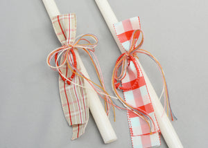 Red Prayer Rope Easter Candles