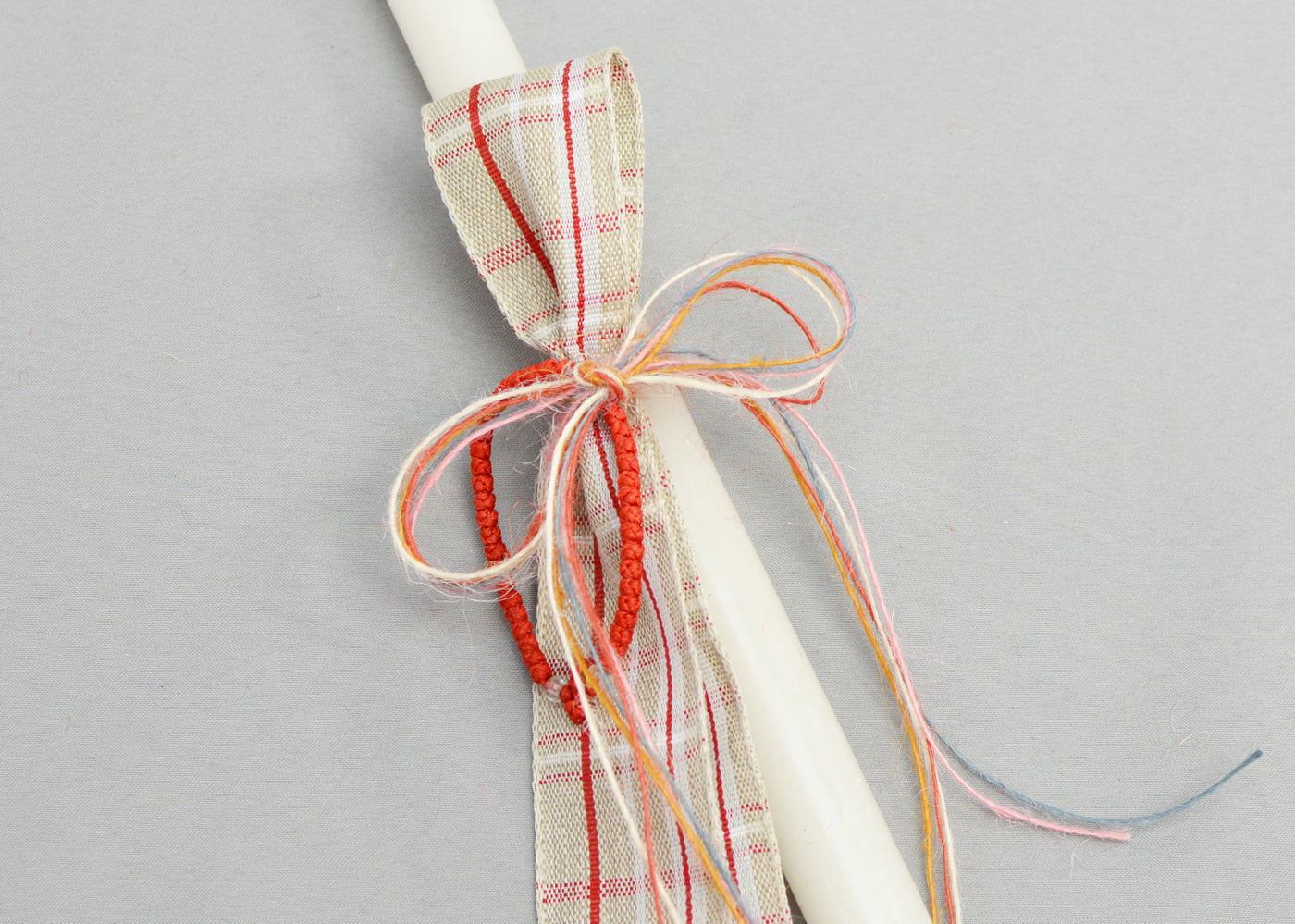 Red Prayer Rope Easter Candles