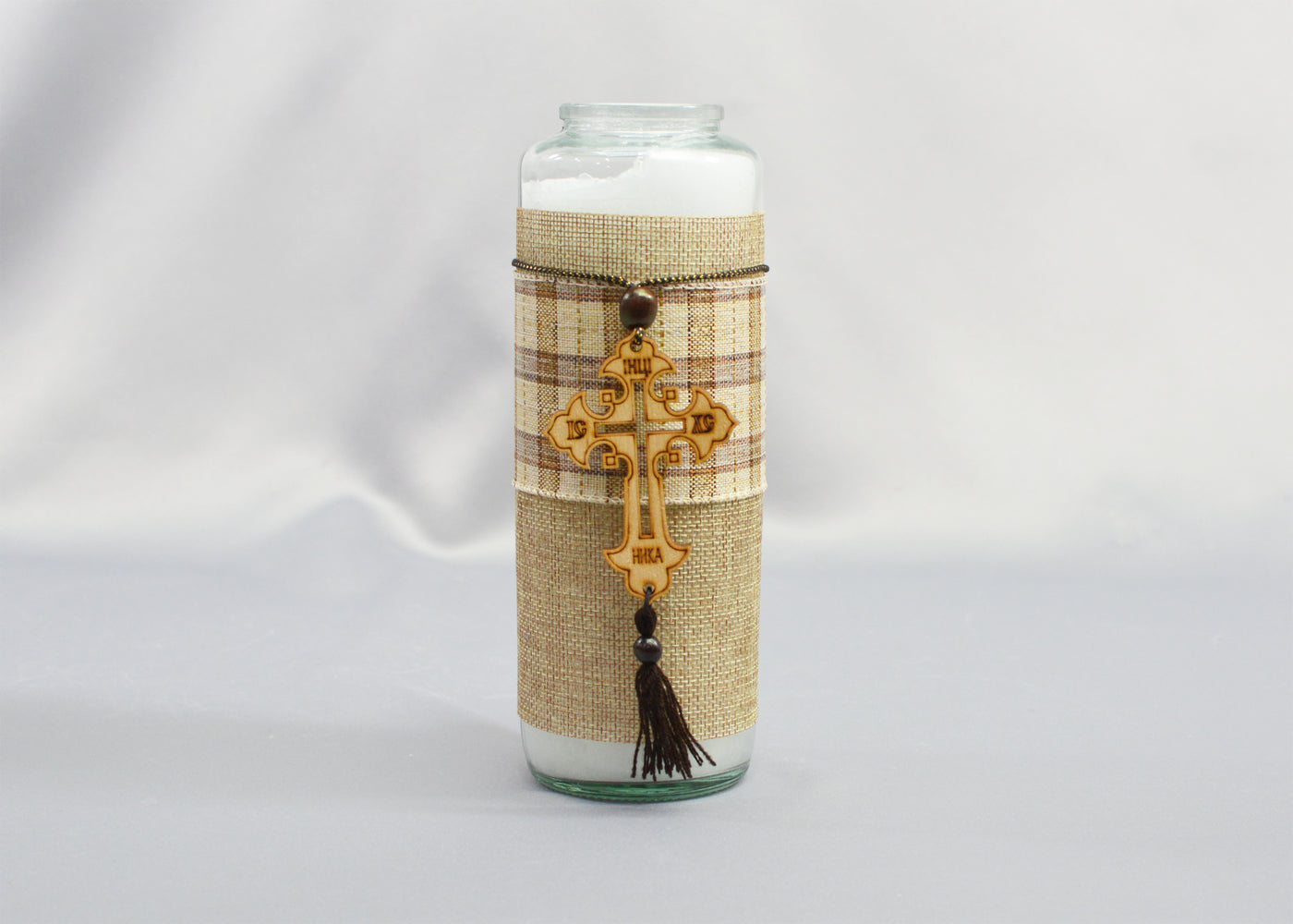 Bright Week Easter Candles -  Natural Wood