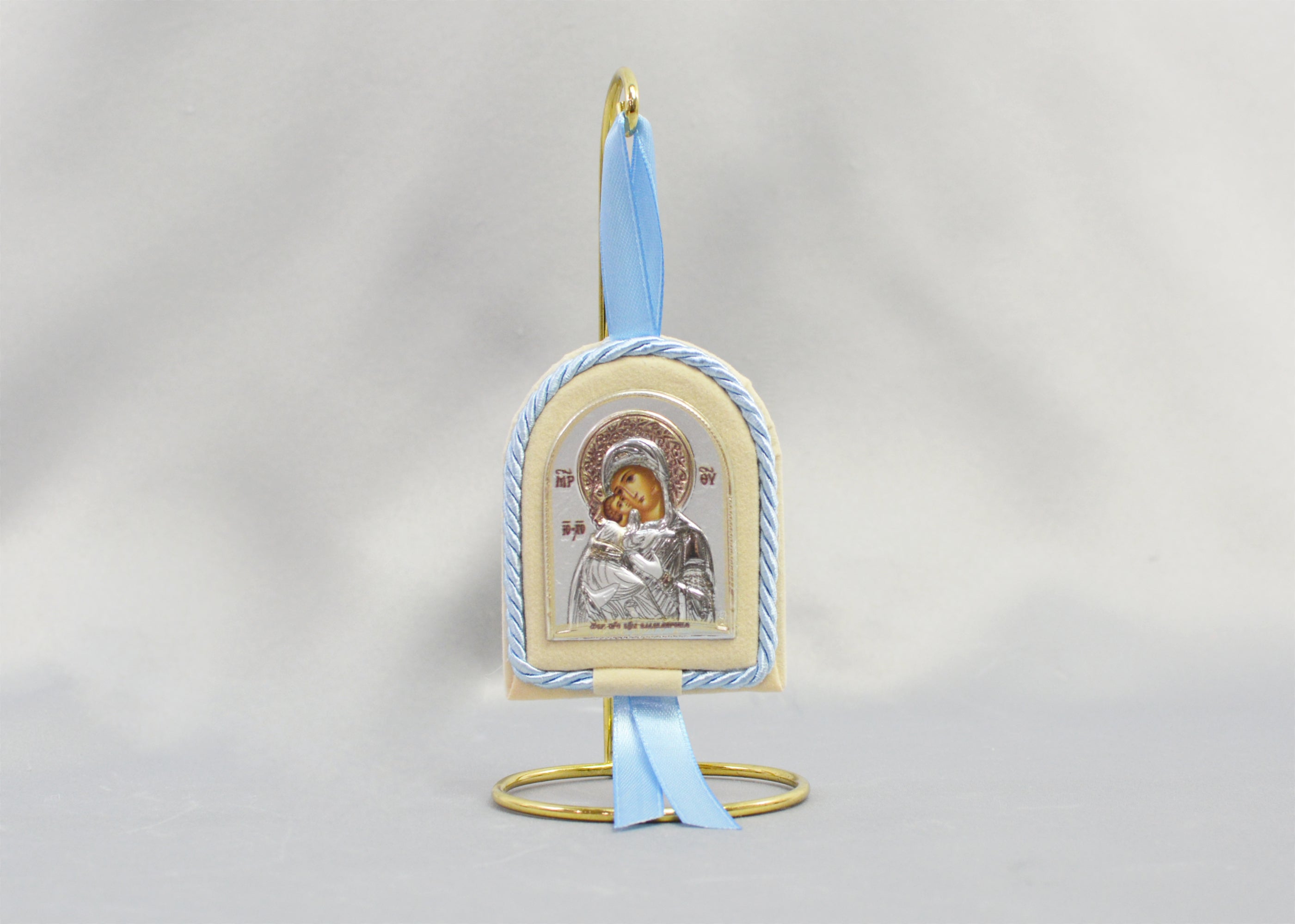 Theotokos Icon Blue for Baby Boy