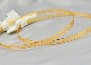 Infinite Love Wedding Crowns - Gold