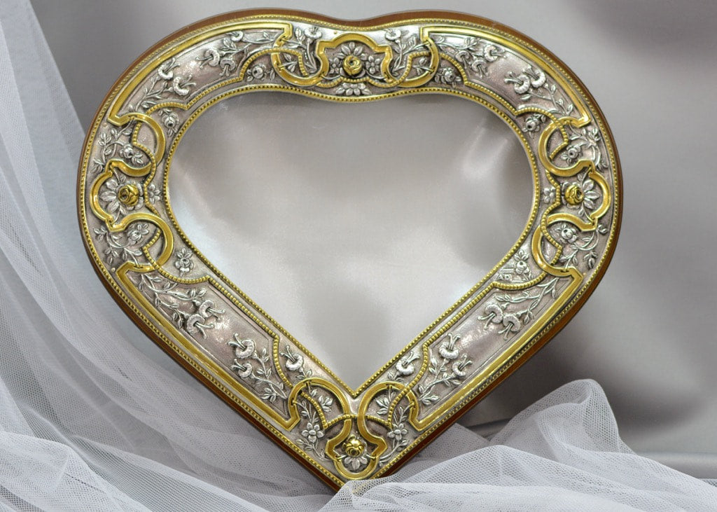 Gold Plated Heart Stefanothiki